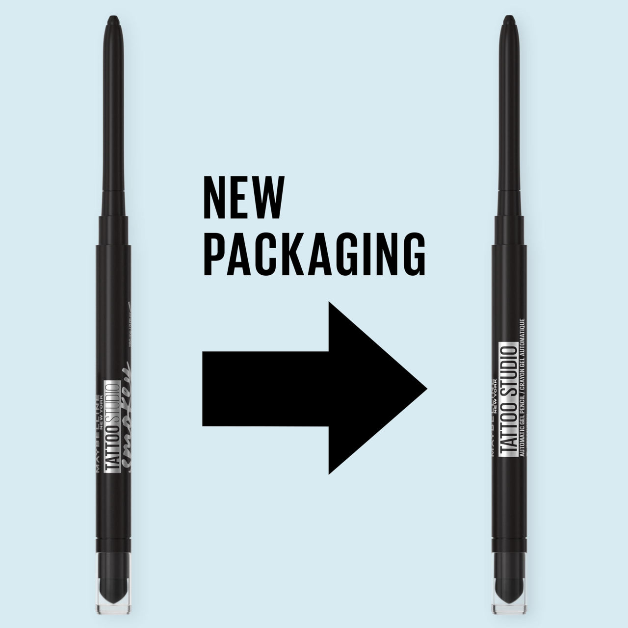 Maybelline Tattoo Studio Automatic Gel Pencil Waterproof Eyeliner, Blendable, Smudge Resistant, Matte Eyeliner For Up To 36HR Wear, Sleepless Sapphire