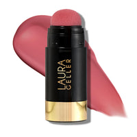 Thumbnail for LAURA GELLER NEW YORK Serum Blush Tint, Lightweight Liquid Blush for Cheeks, Weightless Watercolor Sheer Finish, Beautiful Blossom