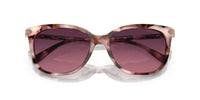 Thumbnail for Coach HC8378U Universal Fit Sunglasses, Rose Pearl Tortoise/Burgundy Gradient Polarized, 57 mm