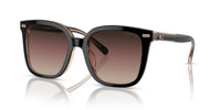 Thumbnail for COACH Sunglasses HC 8381 U 5781E2 Cl918 Black/Transparent Blus