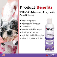Thumbnail for ZYMOX Advanced Enzymatic Leave-On Conditioner, 12oz. – for Pets & Animals of All Ages: Conditions, Detangles, Soothes, & Moisturizers Skin & Coat