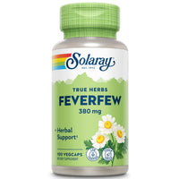 Thumbnail for SOLARAY Feverfew Leaf 380 mg | Healthy Circulation, Blood Vessel Tone, Comfort Support | Non-GMO & Vegan | 100 VegCaps