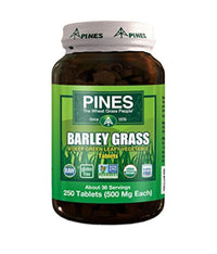 Thumbnail for Pines Barley Grass Tablets, Brown, 250 Count