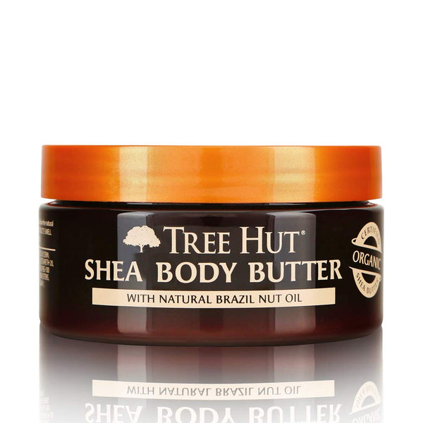Tree Hut 24 hour Intense Hydrating Shea Body Butter, Hydrating Moisturizer with Pure Shea Butter for Nourishing Essential Body Care, Brazilian Nut, 7 Oz