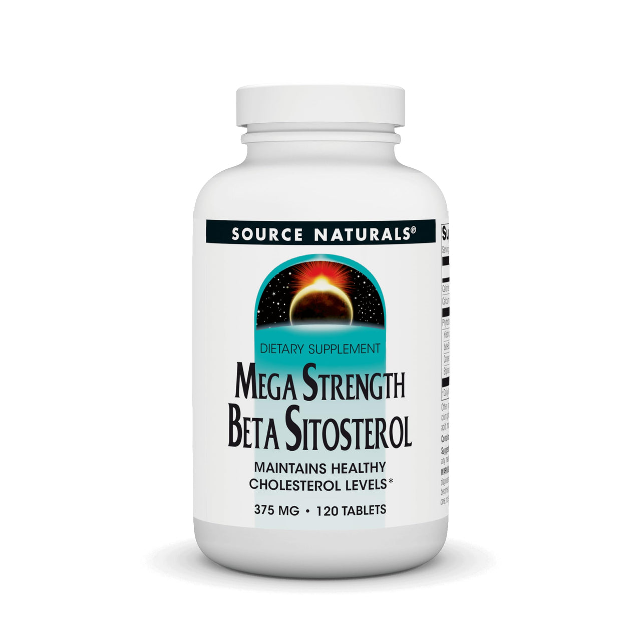Source Naturals Mega Strength Beta Sitosterol 375mg - 120 Tablets
