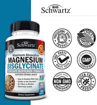 Thumbnail for Magnesium Bisglycinate Chelated Supplement - High Absorption Magnesium Glycinate Supplement for Women and Men - Sleep, Muscle, Bone & Joint Support - Non-GMO, Non-Laxative Chelate - 180 Capsules