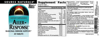 Thumbnail for Source Naturals Aller-Response, Seasonal Immune Support* - 45 Tablets