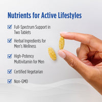 Thumbnail for Nordic Naturals Men’s Multivitamin Extra Strength - Bone, Energy, & Blood-Vessel Support - Immunity Supplement - 20 Essential Nutrients - 60 Tablets - 30 Servings