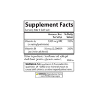 Thumbnail for Carlson - A & D, 10000 IU (3000 mcg RAE) Vitamin A, 2000 IU (50 mcg) Vitamin D, Vision Support, Skin Health, 100 Softgels