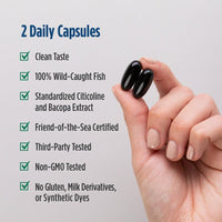 Thumbnail for Nordic Naturals Omega Focus, Lemon - 60 Soft Gels - 1280 mg Omega-3 + Citicoline & Bacopa Monnieri Extract - Focus, Attention, Memory, Brain Health - Non-GMO - 30 Servings