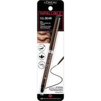 Thumbnail for L'Oreal Paris Infallible Grip Mechanical Gel Eyeliner Pencil, Smudge-Resistant, Waterproof Eye Makeup with Up to 36HR Wear, Brown Denim, 0.01 Oz
