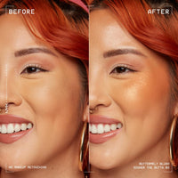 Thumbnail for NYX PROFESSIONAL MAKEUP Buttermelt Powder Blush, Fade and Transfer-Resistant Blush, Up to 12HR Make Up Wear, Vegan Formula - Sooner The Butta