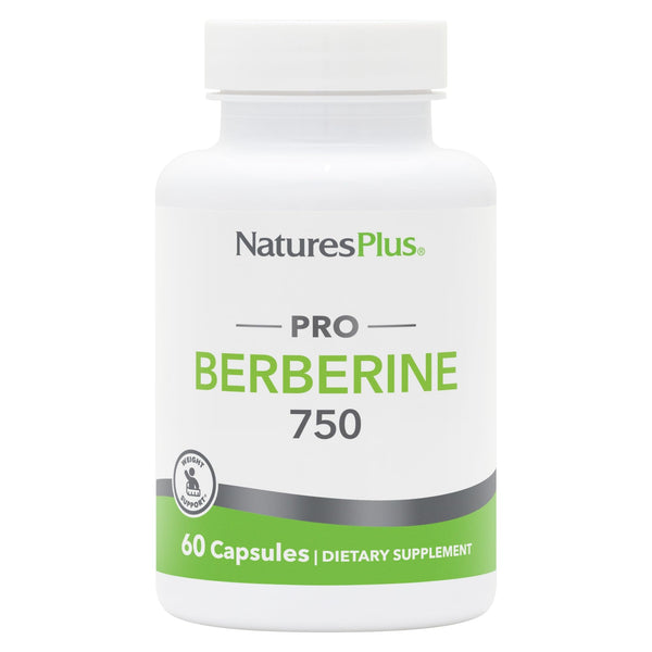 NaturesPlus PRO Berberine 750 mg - 60 Capsules - Supports Healthy Metabolism - Non-GMO, Vegan & Gluten Free - 30 Servings