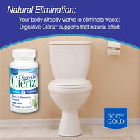 Thumbnail for Body Gold Digestive Clenz | Healthy Detoxification, Elimination & Nutrient Absorption Support | 30 Servings, 90 VegCaps