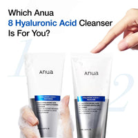Thumbnail for ANUA Moisturizing Gentle Gel Cleanser, Hyaluronic Acid, Squalane, Ceramide, Foaming Facial Korean Cleanser, pH Balance, Daily Hydrating Face Wash, Korean Skincare (150ml/5.07fl oz.)