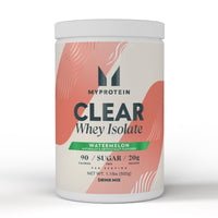 Thumbnail for Myprotein Clear Whey Isolate Protein Powder, 20 Servings (1.1lbs) Watermelon, 20g Protein per Serving, Naturally Flavored Drink Mix, Daily Protein Intake for Superior Performance
