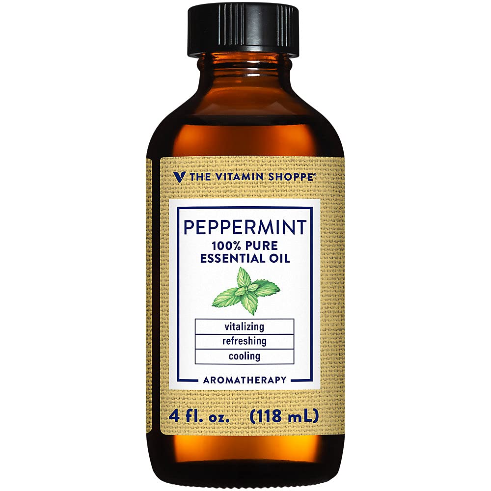The Vitamin Shoppe Peppermint 100% Pure Essential Oil Vitalizing,