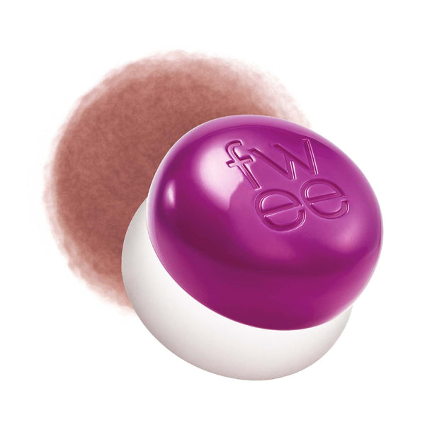 fwee Blurry Pudding Pot | Airbrushed Blush & Lip, Buildable & High Pigment, Long-lasting, Lightweight, Natural Soft Matte Finish, Satin Finish Blurring Blush - Chill’n (Rich Brown) | 0.17 oz