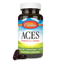 Thumbnail for Carlson - ACES, Vitamins A, C, E + Selenium, Cellular Health & Immune Support, Antioxidant, 50 Softgels