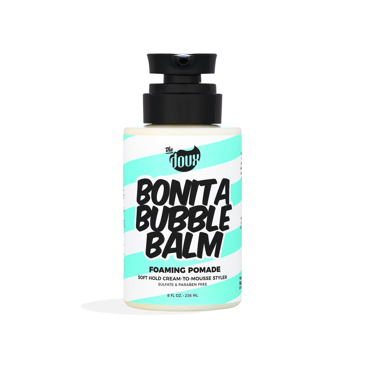 Bonita Bubble Balm Foaming Pomade – Cream to Foam Styling Pomade for Curly Hair, Wavy Hair & Natural Styles – Lightweight Hair Mousse Alternative with Shine, Frizz Control & Definition, 8oz