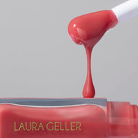 Thumbnail for LAURA GELLER NEW YORK Fine Shine Glossy Lip Oil, Rose Garden - Hydrating Squalane - Pink Lip Gloss