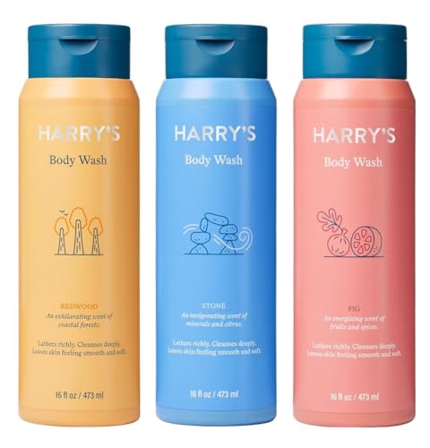 Image 1 of Default Title for the product Harry's Men's Body Wash Shower Gel, Variety Pack of 3