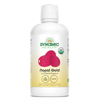 Thumbnail for Dynamic Health Nopal Gold, Organic, No Additives, Antioxidant Support, Vegan, Gluten Free, Non-GMO, 32 Fl oz