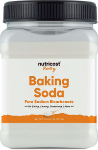 Thumbnail for Nutricost Baking Soda (2 LBS) - For Baking, Cleaning, Deodorizing, and More (Pantry)