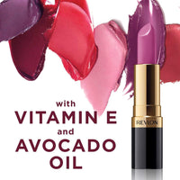 Thumbnail for Revlon Super Lustrous Lipstick, Creamy Formula For Soft, Fuller-Looking Lips, Moisturized Feel, 477 Black Cherry, 0.15 oz