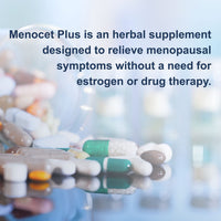 Thumbnail for Wellgenix Menocet Plus Menopause Support - All-in-One Menopause Supplement - Daily Relief Feminine Care - Hot Flashes, Night Sweats, Mood Swings & Irritability - 30 Tablets (Pack of 2)