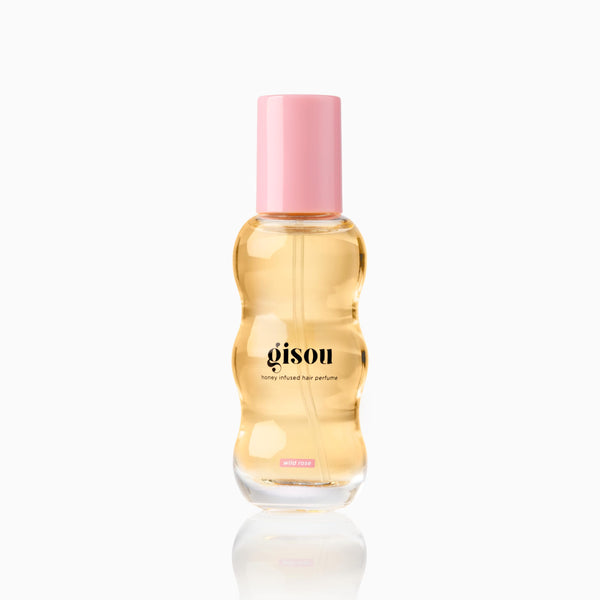 Gisou Honey Infused Hair Perfume Mini – Long-Lasting Hair Fragrance with Mirsalehi Honey & Argan Oil, Wild Rose, 0.5 Fl Oz