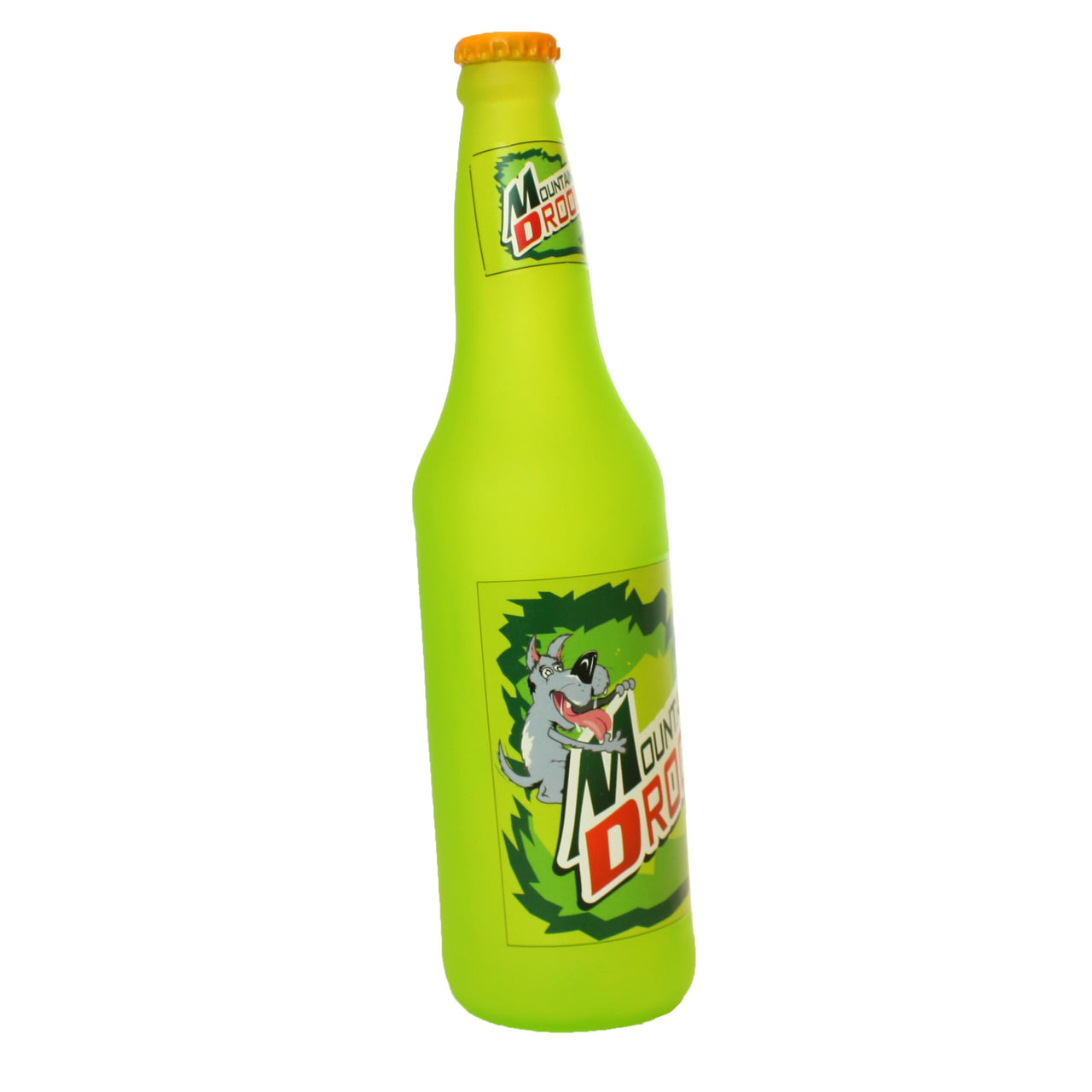SILLY SQUEAKERS - Beer Bottles - Dog Toy - 100% Vinyl. Made Durable & Strong. Novelty Play Toy. Many Bottles to Choose from and They Float (Mountain Drool, Single)