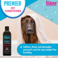 Thumbnail for EQyss Premier Pet Conditioner - Moisturizes, Softens, & Conditions Dry Coat & Hair, Detangles & Adds Shine - for all Dogs, Cats, Puppies (16 oz)