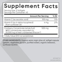 Thumbnail for Sports Research® Supplements for Women Pack - Women's Probiotics with Prebiotics 65 Billion CFU (30 Capsules) and Cranberry Fruit Complex Supplement (90 Softgels)