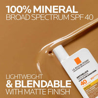 Thumbnail for La Roche-Posay Anthelios Tinted Sunscreen SPF 40, Broad Spectrum SPF + Antioxidants, Titanium Dioxide & Zinc Oxide Sunscreen, 4 Flexible Shades With No White Cast, Oil Free & Oxybenzone Free