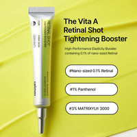 Thumbnail for celimax The Vita A Retinal Shot Tightening Booster | 0.1% Retinal, 3% Matryxyl, High-Strength Retinoid for Anti-Aging, Pore Minimizer, Wrinkles & Fine Lines, Firmer Skin, 15ml, Mothers Day Gift