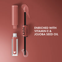 Thumbnail for NYX PROFESSIONAL MAKEUP Shine Loud, Long-Lasting Liquid Lipstick with Clear Lip Gloss - Magic Maker (Dusty Nude Mauve)