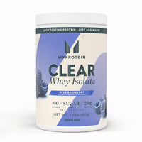Thumbnail for Myprotein Clear Whey Isolate Protein Powder, 20 Servings (1.1lbs) Blue Raspberry, 20g Protein per Serving, Naturally Flavored Drink Mix, Daily Protein Intake for Superior Performance