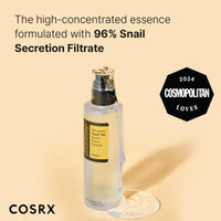 Thumbnail for COSRX Snail Mucin 96% Power Repairing Essence 3.38 fl.oz 100ml, Hydrating Serum for Face with Snail Secretion Filtrate for Dull Skin & Fine Lines, Korean Skin Care