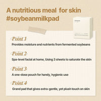 Thumbnail for mixsoon Soybean Milk Pad 10ea Milky Texture Sheet Pad for Sensitive Skin Nourishing Moisturizer Korean Glass Skin Care