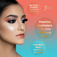 Thumbnail for Juvia's Place High Shine - Glides on Creamy and Smooth,16 oz, Lip Gloss Garden of Juvia Flower Girl,Non-Sticky Long Lasting,Iridescent, Clear Gloss Glow,
