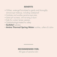 Thumbnail for Avène Gentle Eye Make-up Remover, Oil-Free, Hypoallergenic, Non-Comedogenic, 6.7 Oz