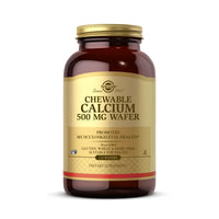Thumbnail for Solgar Chewable Calcium 500 mg - 120 Wafers - Promotes Musculoskeletal Health - Non-GMO, Vegan, Gluten, Wheat & Dairy Free, Kosher - 60 Servings