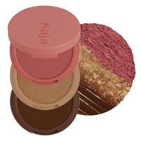 Thumbnail for KAJA 3 Colors Palette - Play Bento_Mochamallow | Powder Blusher, Highlighter, Cream Bronzer, Creamy Application, with Mango Seed Butter, Powdery Finish, Easy Finger Application, Lightweight Formula