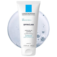 Thumbnail for La Roche-Posay Effaclar Medicated Gel Cleanser, 2% Salicylic Acid Cleanser + LHA + Glycerin, Foaming Acne Face Wash, Helps Clear & Prevent Acne Breakouts, Oil Free, Targets Excess Oil