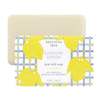 Thumbnail for Beekman 1802 Goat Milk Body Soap Bar, Sunshine Lemon - Scented - 9 oz - Nourishes, Moisturizes & Hydrates - 100% Vegetable Soap with Lactic Acid - Good for Sensitive Skin - Cruelty Free