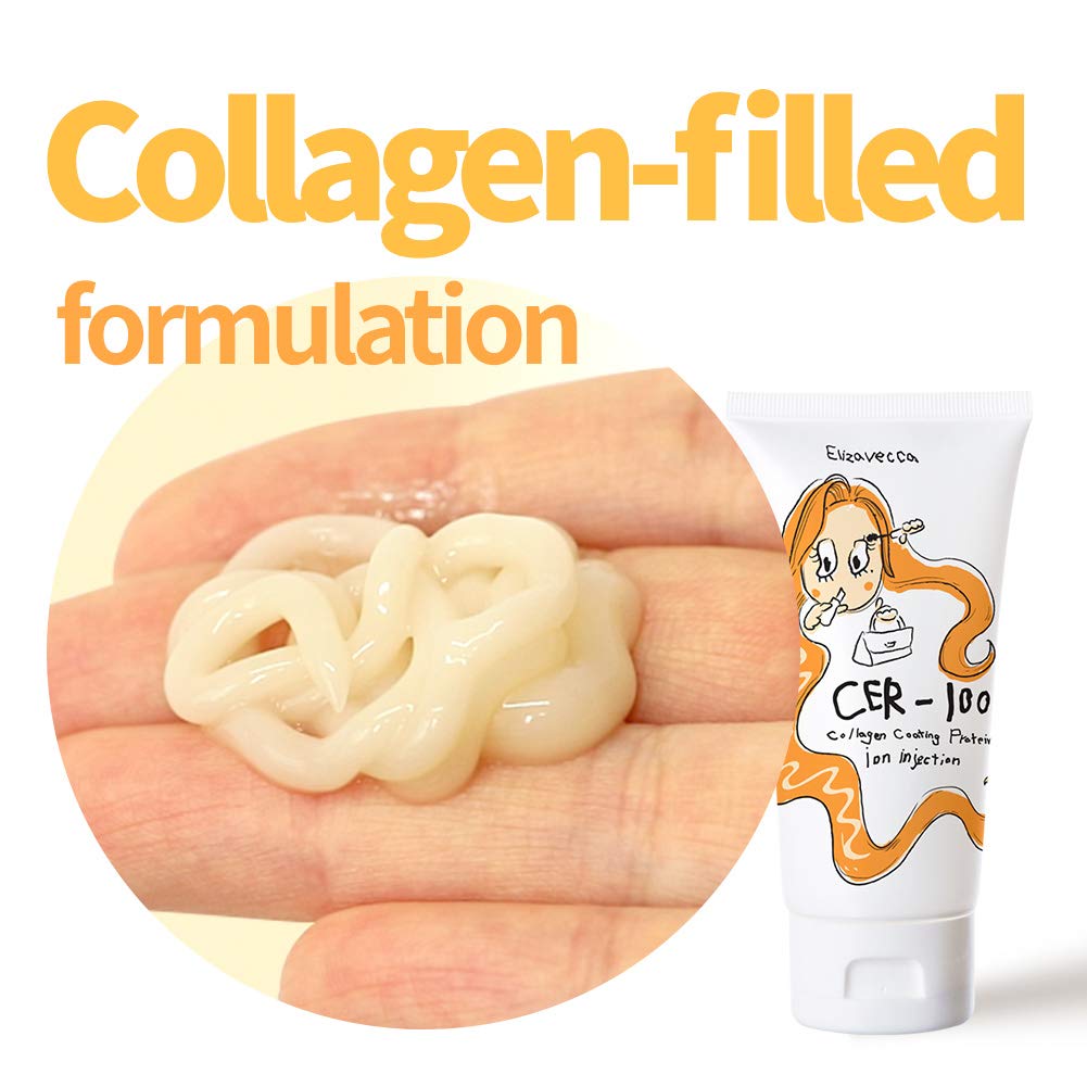 Elizavecca CER-100 Collagen Coating Protein Ion Injection Hair Essence Cream 50ml/1.7 fl.oz.