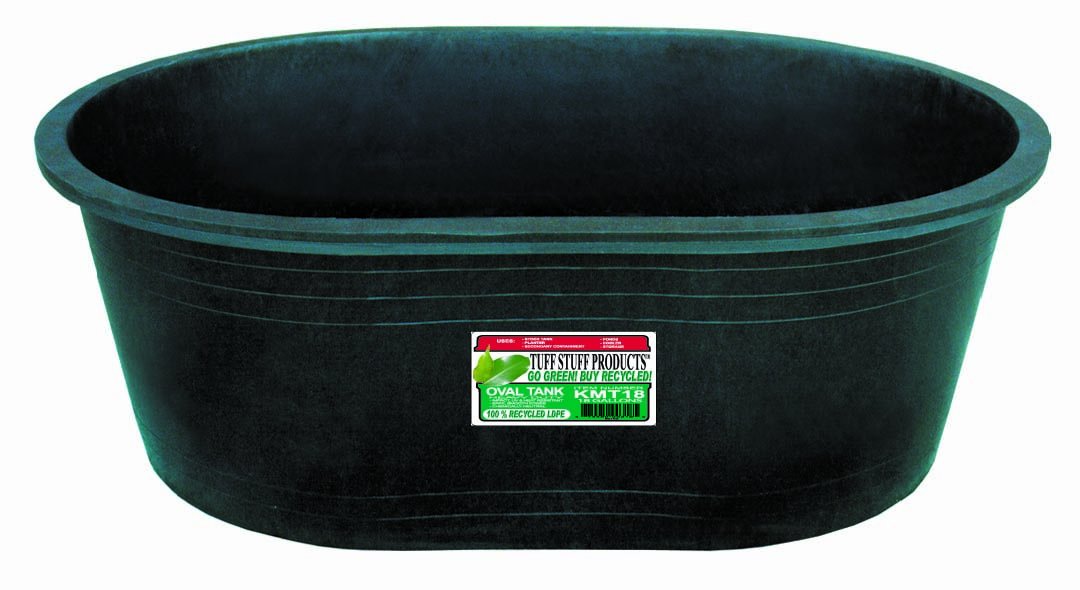 Tuff Stuff Products KMT18 Oval Tank, 18-Gallon