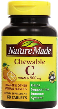 Thumbnail for Nature Made - Vitamin C 500 mg, 120 Chewable Tablets (Twin Pack 2 x 60)