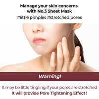 Thumbnail for numbuzin No.3 Sheet Mask | Tingle-Pore Softening Sheet Mask | Pore Minimizing, Skin Softening Face Mask with Bifidax | Hydrates, Smooths Rough, Bumpy Skin, Improves Glow | Korean Skincare | 4 Sheets